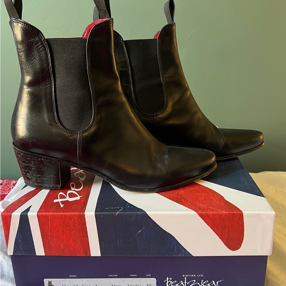 Beatwear Shoes - Beatwear Mark Astbury Beatle Boots Vintage Reproduction Chelsea Ankle 37 7